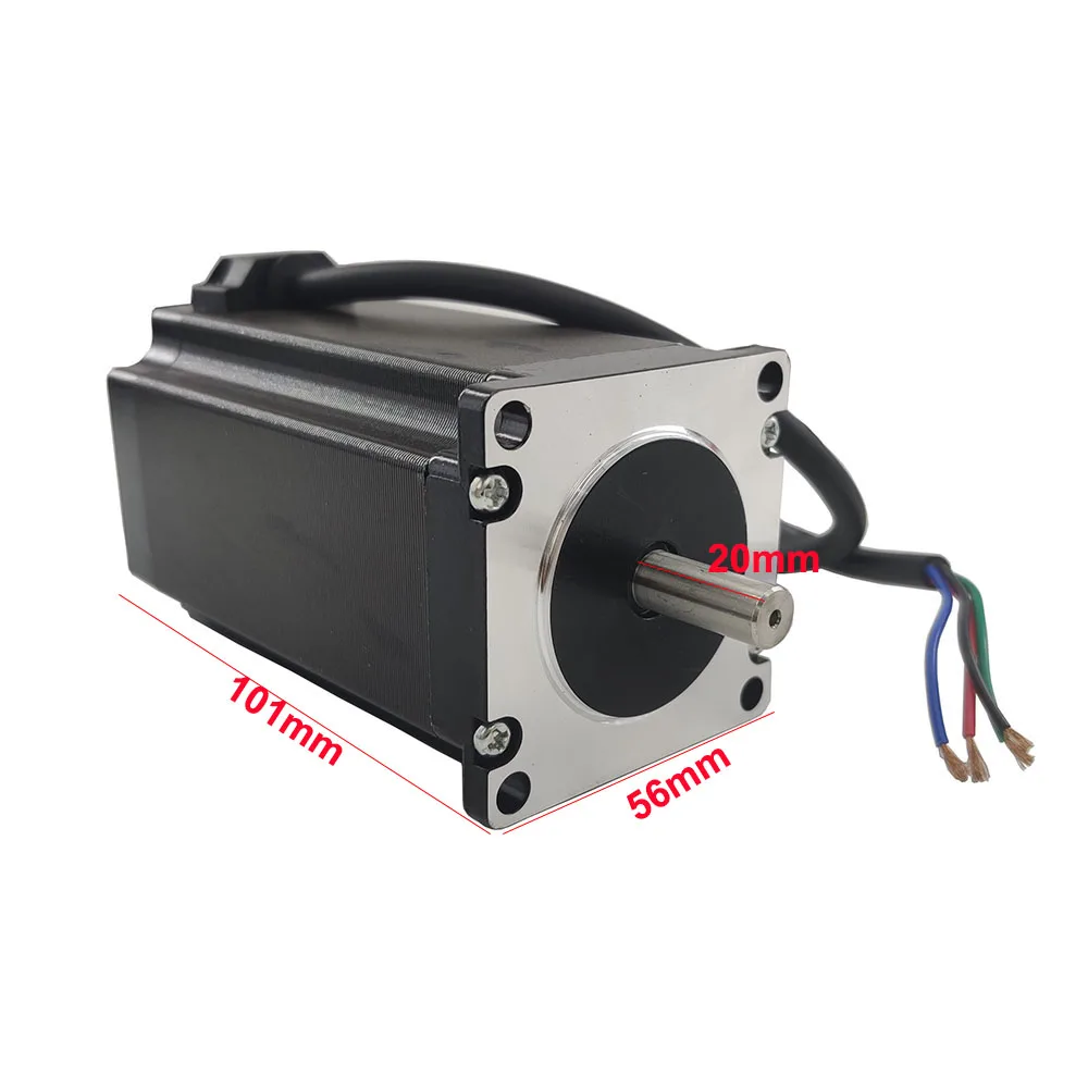 Nema 23 3N.m 스테퍼 모터 키트 DM556 디지털 스테퍼 모터 드라이버 2 상 5.6A cnc 조각 기계 키트