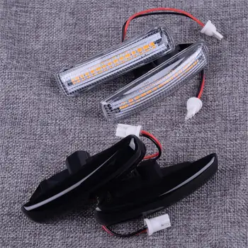 

CITALL Amber Dynamic 12V LED Side Marker Repeater Turn Light Fit for Land Rover Discovery 3 4 Freelander LR007954 XGB000073