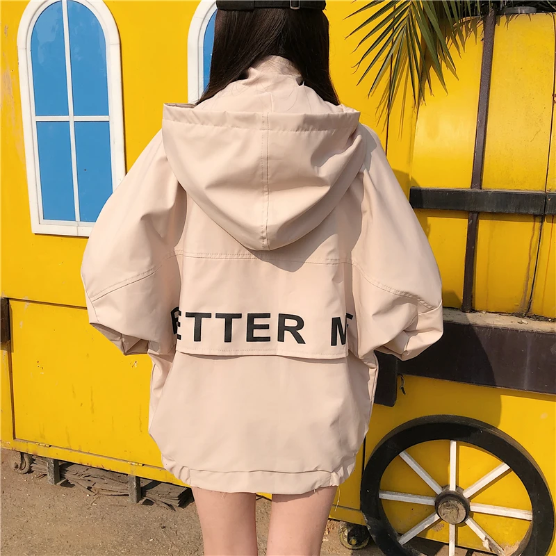 Best  winter jacket ladies streetwear double pockets denim women jacket casual sashes jeans loose long co