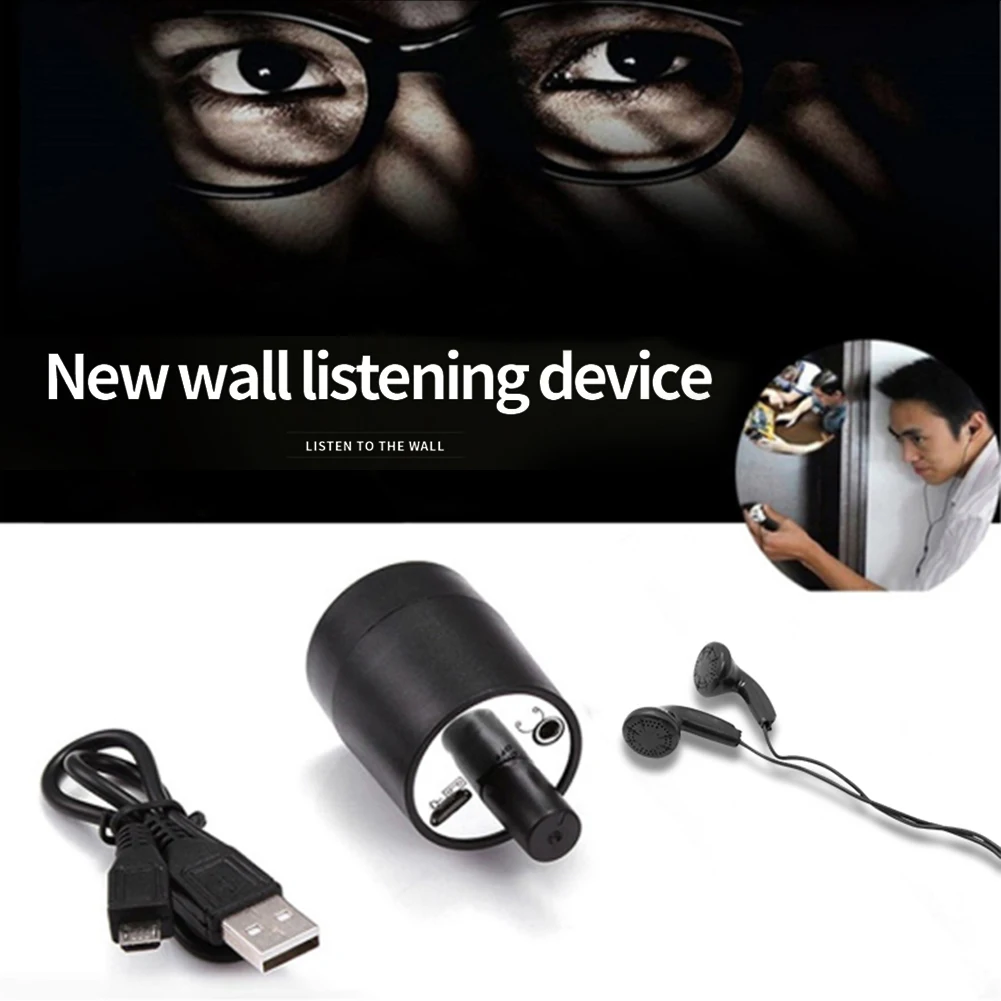 Wall Microphone High Strength Voice Listen Detector for Engineer Pipe Water Leakage Anti Wiretapping Detector