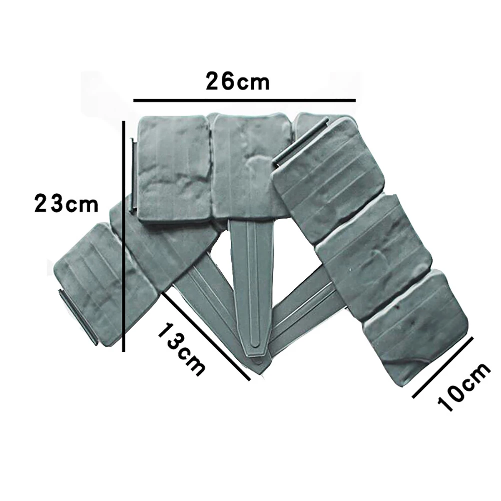 6 шт пластиковый забор на лужайке травяная окантовка садовое растение Цветочная кровать граница забор декоративные заборы газоны украшение сада