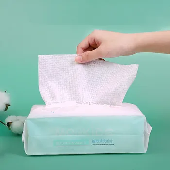 

Soft Paper In stock Facial Clean Decimation Disposable Washcloth 70 Pcs Cotton Cosmetic Towel Fast shipping Drop shipping ##4