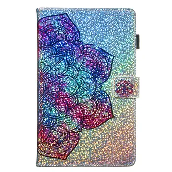 

Case For Samsung Galaxy Tab A 10.1 T510 T515 Bling Flower Butterfly Leather Stand Flip Cover Tablet Cases Card Slot Shockproof
