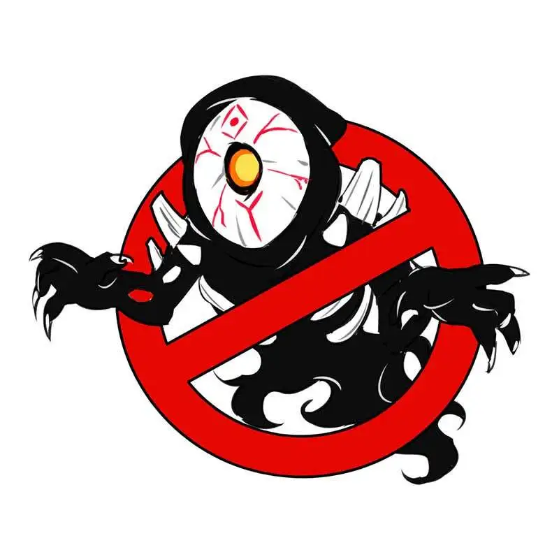 

13cm*11cm for The Real Ghostbusters Vinyl Car Stickers Occlusion Scratch Window Trunk Waterproof DIY Decoration Car Accessories