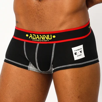 

New Arrival Men Underwear Breathable Cotton Boxers Comfortable Breathable Briefs Mens Pants With U Pouch 4 Colors