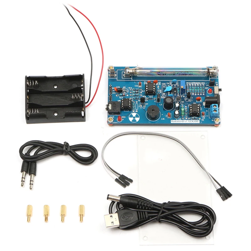 

GYTB Assembled Diy Geiger Counter Kit Nuclear Radiation Detector Beta Gamma Ray Build Radiation Monitoring Station