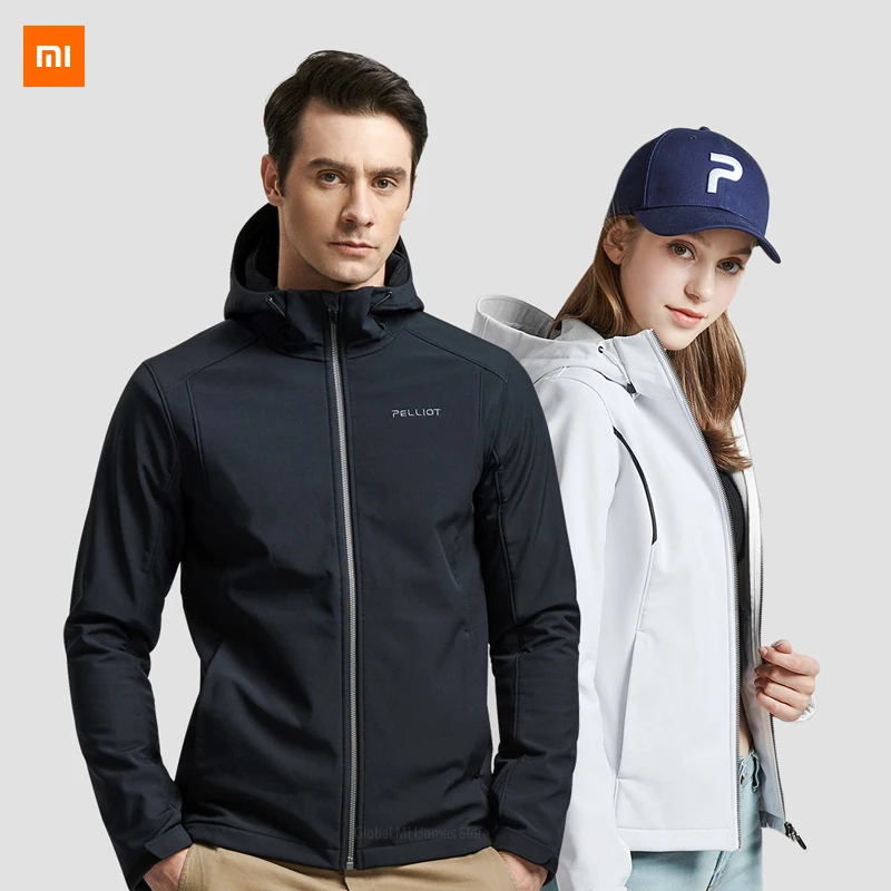 Xiaomi Mijia PELLIOT ветрозащитная теплая мягкая пара куртка Fever Двусторонняя одежда