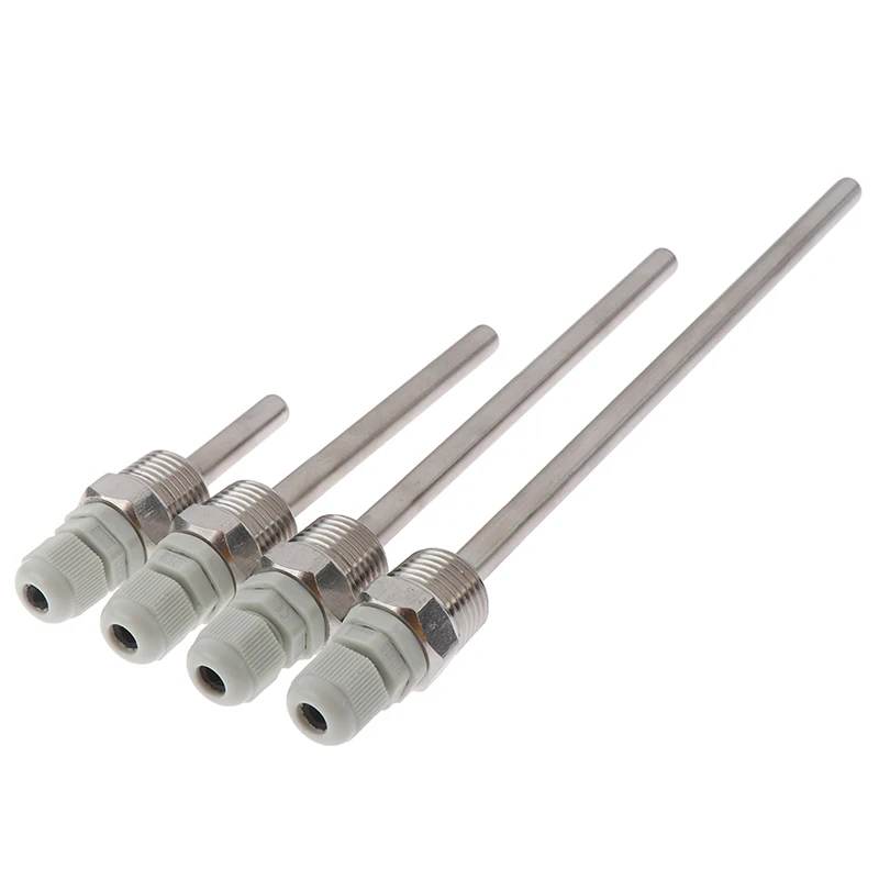 50-200mm Stainless Steel Thermowell 1/2" NPT Threads Temperature Sensors