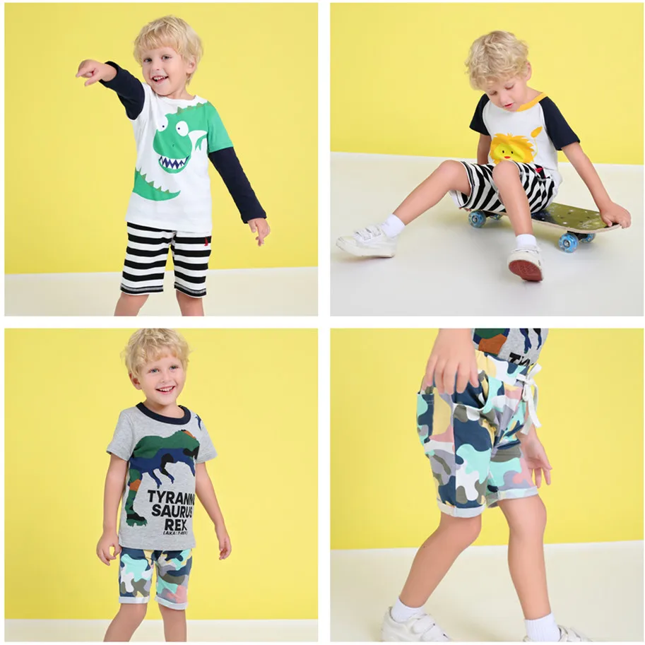 Boys Shorts Summer Children Cotton For Toddler Casual Sports Beach