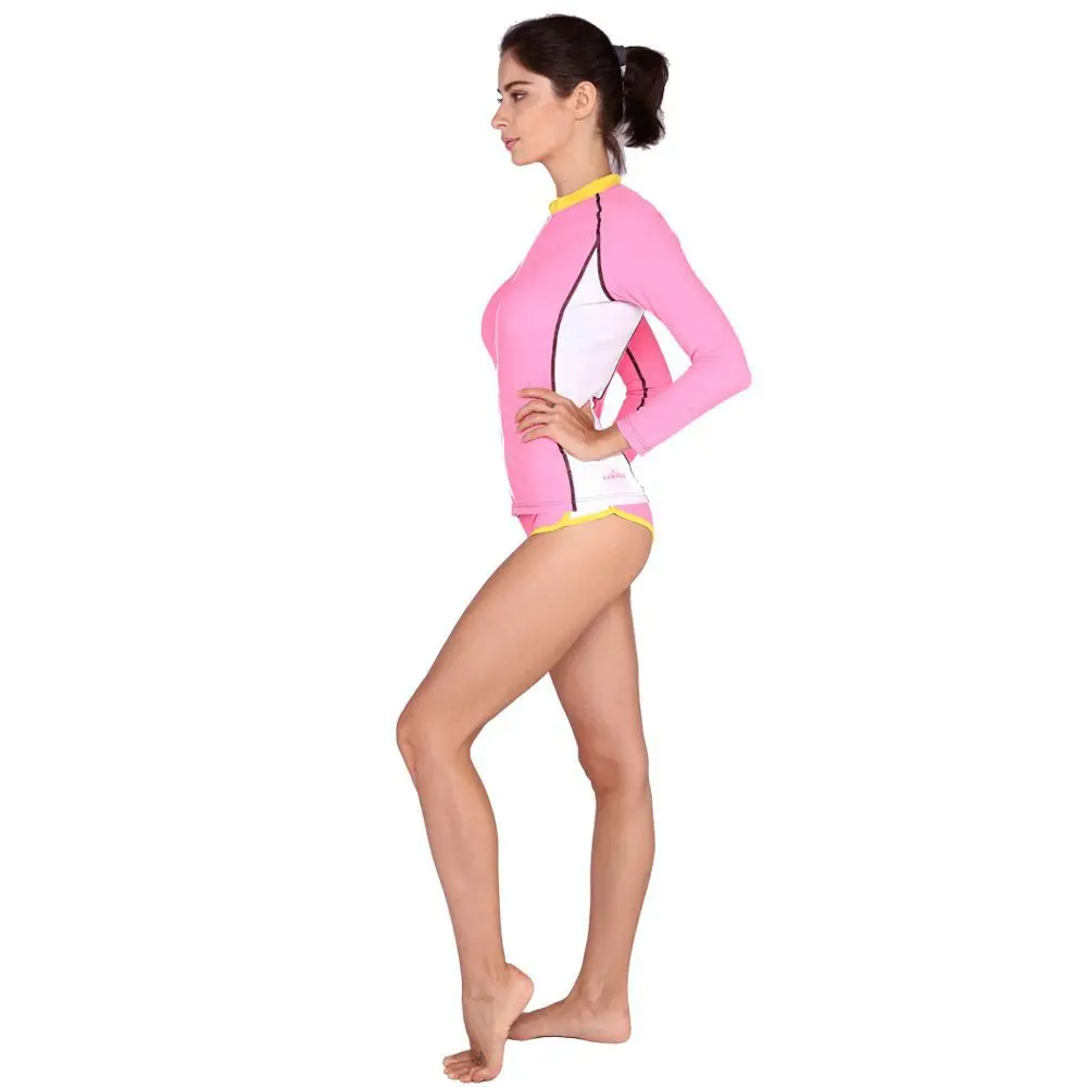 Солнцезащитный купальник женский раздельный серфинговый костюм пляжный ...