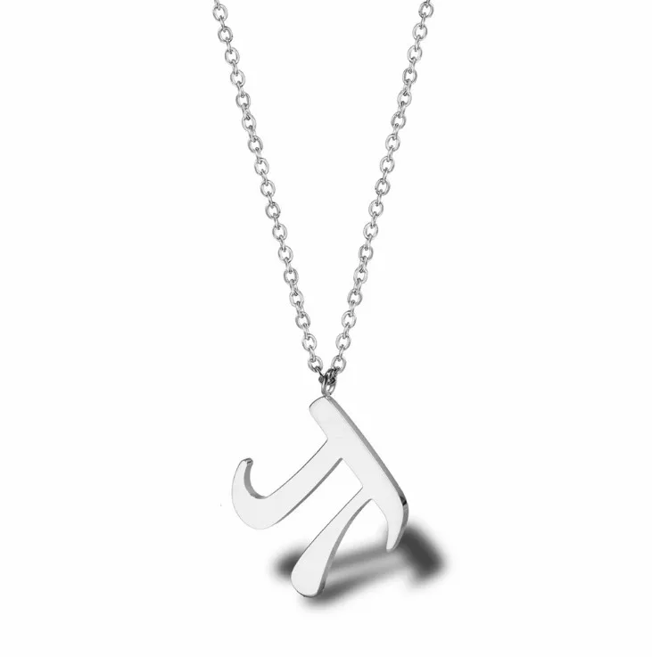 

Letter Necklace Pendant Elegant Fashion Women Jewelry Girl Gifts Chain Gold XINDXIOXL-S