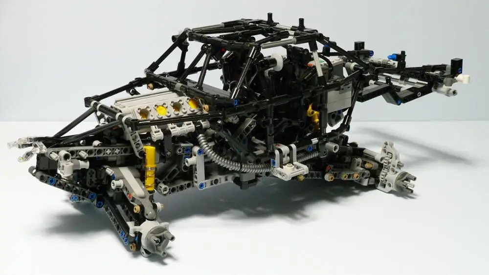 Genuino 2314 piezas Technic serie MOC SUV coche Pickup camión ladrillos 3662 modelo Juego de concción juguetes nignos regalo