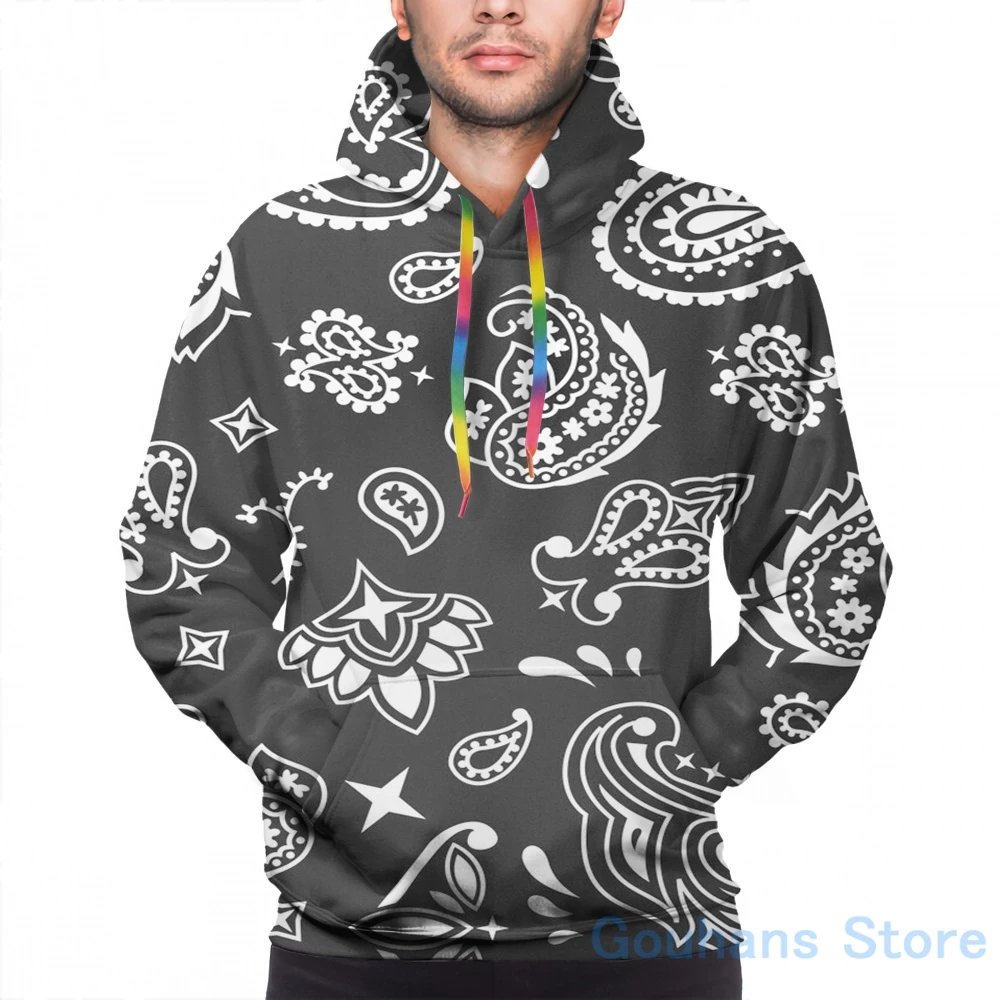 bandana pullover moletom com capuz