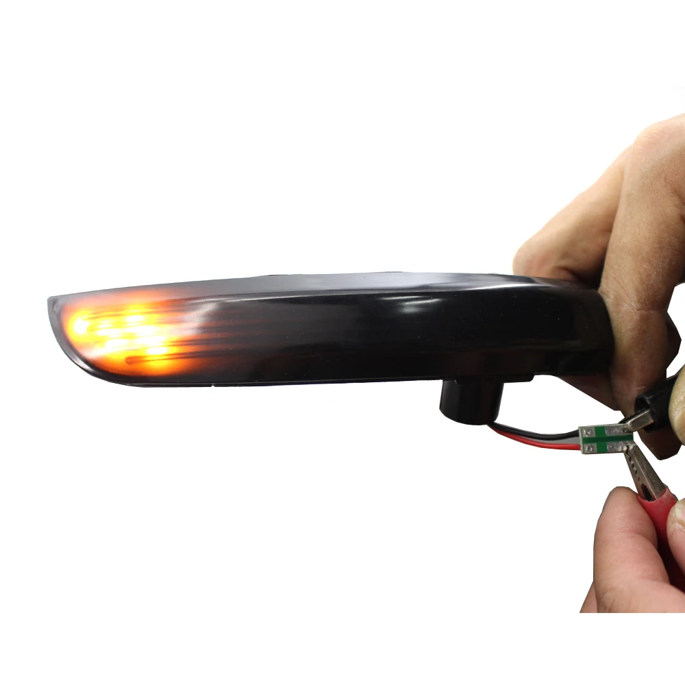 Динамический указатель поворота светодиодный боковое крыло зеркало заднего вида последовательный Индикатор лампы для Ford Kuga Escape EcoSport мигающие огни