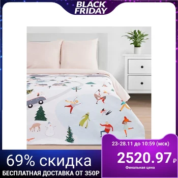 

Bed linen "Ethel" Euro Gorodok 200 * 217 cm, 220 * 240 cm, 70 * 70 cm - 2 pieces
