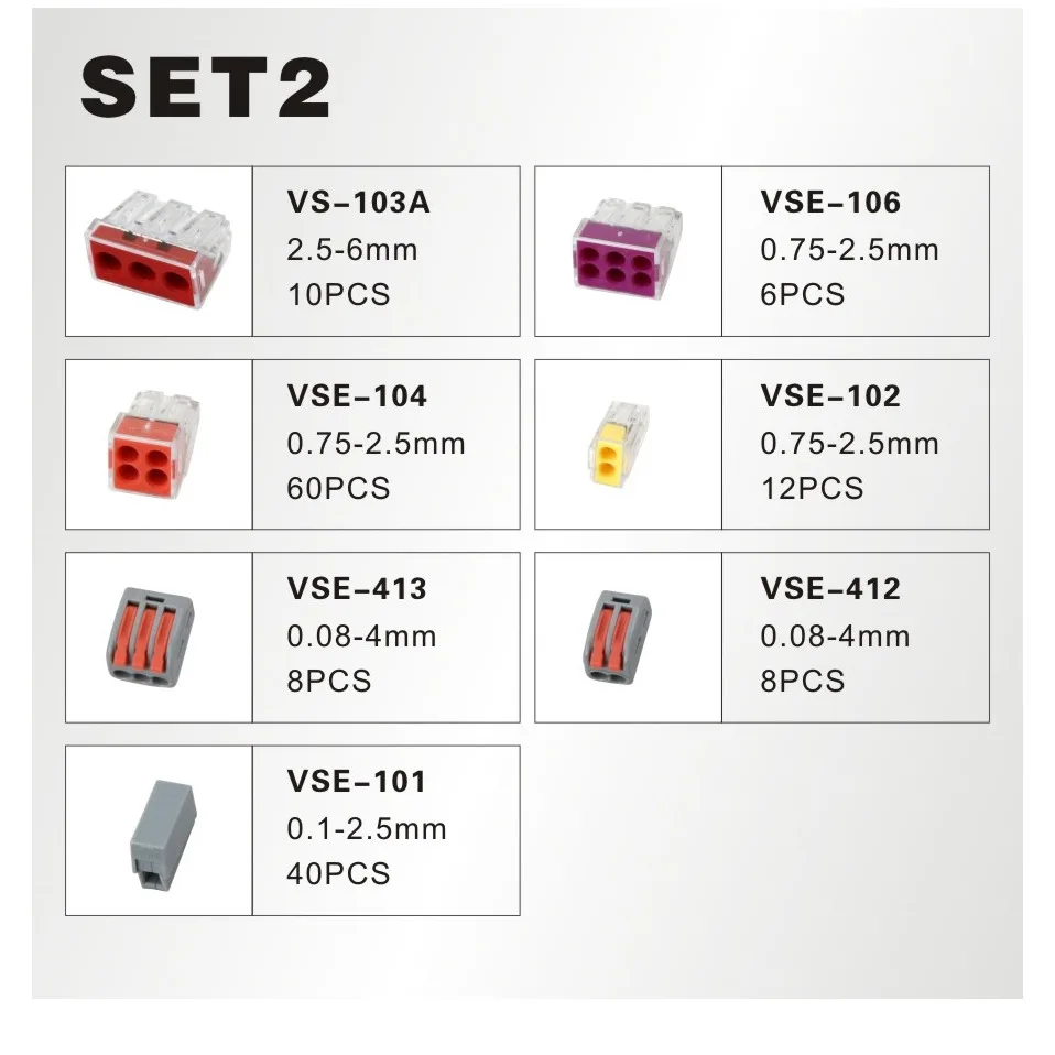 Провода соединитель терминалы пружинный кабель Конектор клеммный кабель eletrico Терминатор блок набор соединительный кабель фастон