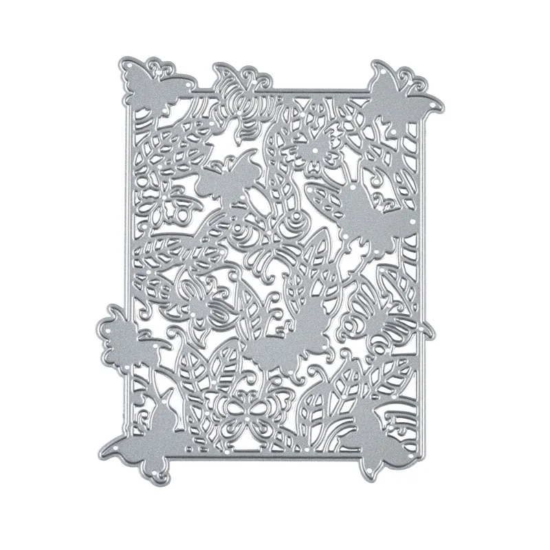

Kokorosa Butterfly Frame Metal Cutting Dies New 2019 Craft Dies Scrapbooking Album Embossing Stencil Background Die Cut Decor