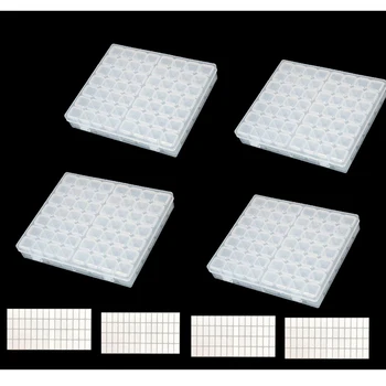 

4pcs/set 5D Diamond Painting Box Accessories 56 Grids DIY Diamond Embroidery Tool Home Storage