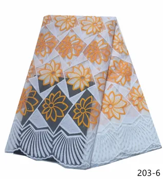 

Latest African Lace Fabric 2019 High Quality French Milk Silk Lace Fabric With nigeria party dress Free shipping 203