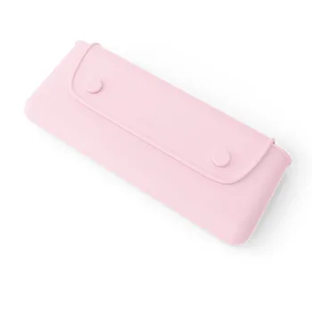 

Silicone portable lunch box children's tableware travel storage bag chopsticks spoon fork food container
