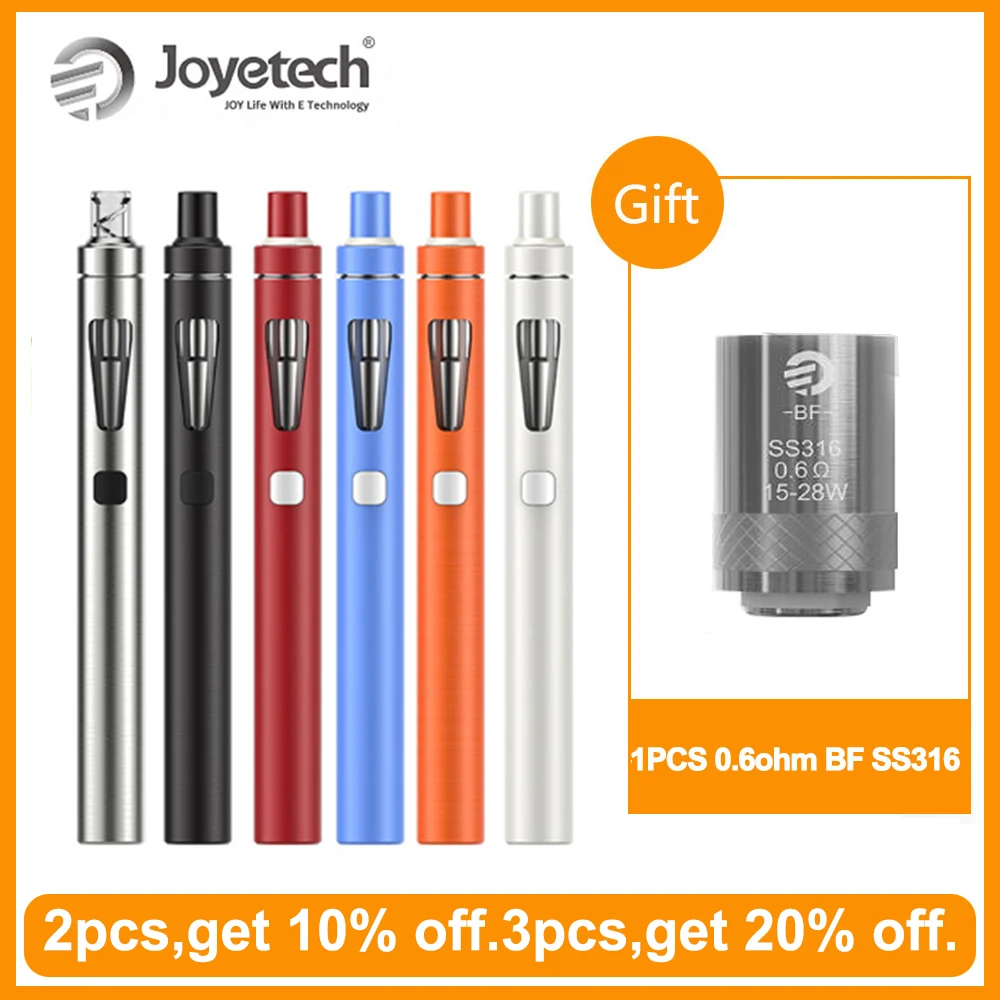 

[RU] Clearance Original Joyetech eGo AIO Mansion Pod Kit Built in 1300mAh Battery in 0.6ohm BF SS316 Coil VS eGo Aio E-Cigarette