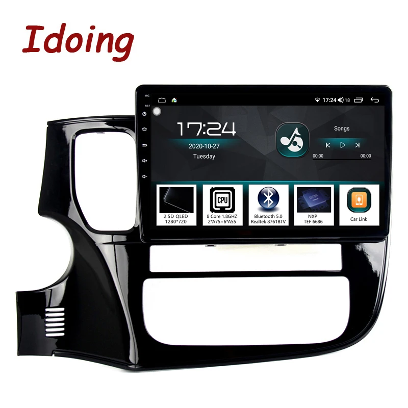 Idoing 10 2 &quot4G + 64G Автомобильный Android Радио мультимедийный плеер для Mitsubishi Outlander 2014 2017