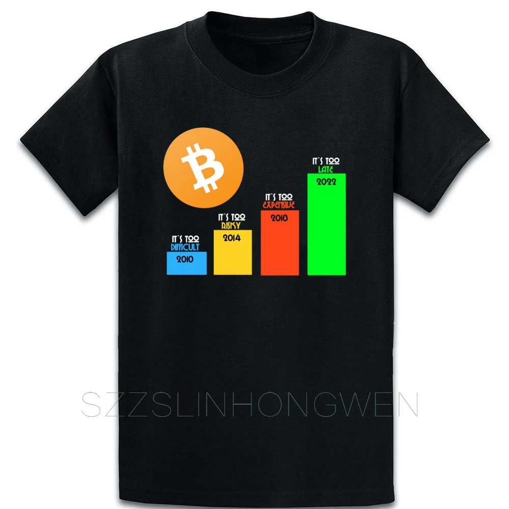 

Bitcoin Statistics Future Cryptocurrency T Shirt Tee Shirt Designs Breathable Spring Outfit Cute Crew Neck Letter Shirt