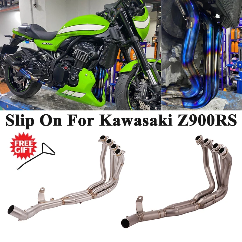 Titanium Alloy Slip On For Kawasaki Z900rs 2017 2020 Motorcycle