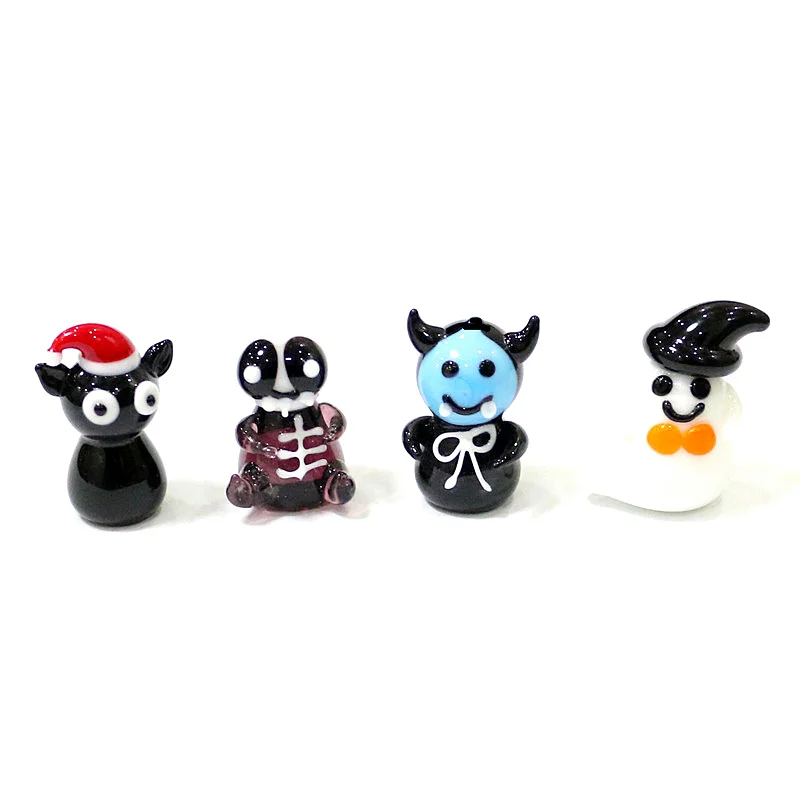 Charming Miniature Glass Animal Figurine Collection - Snail, Dolphin, Octopus, and More