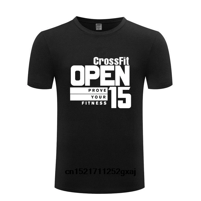 Men t shirt CrossFit OPEN Letters Blouse t-shirt novelty tshirt women |