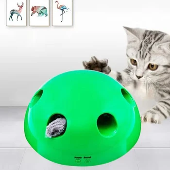 

Cat Tease Squeak Toy Fake Mouse Non-Slip Kitten Scratching Teaser Pet Supplies B99