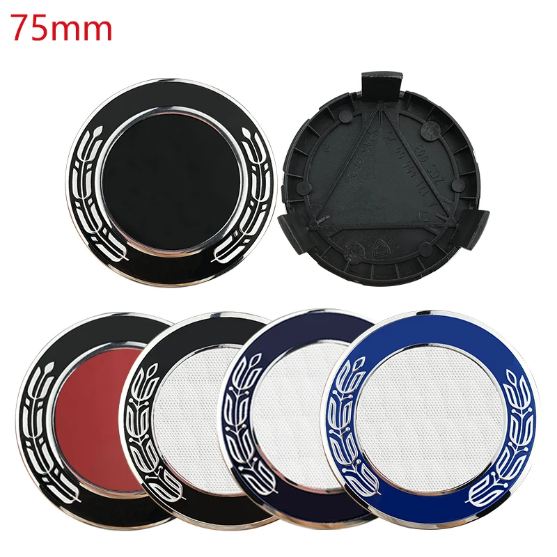 

20PCS 75mm Blue Wheel Center Cover Wheel Center Hub Caps for W203 W204 W124 W211 W212 W221 A1714000025 car accessories