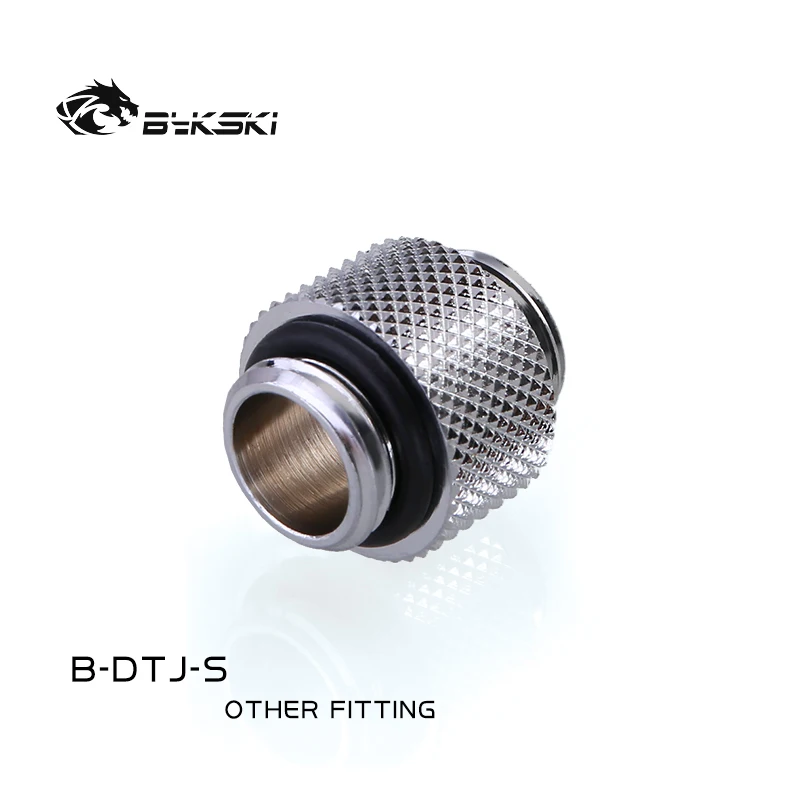 Bykski B-DTJ-S PC water cooling fittings G1/4\' male to Male dual external thread tube connection water cooler adapter