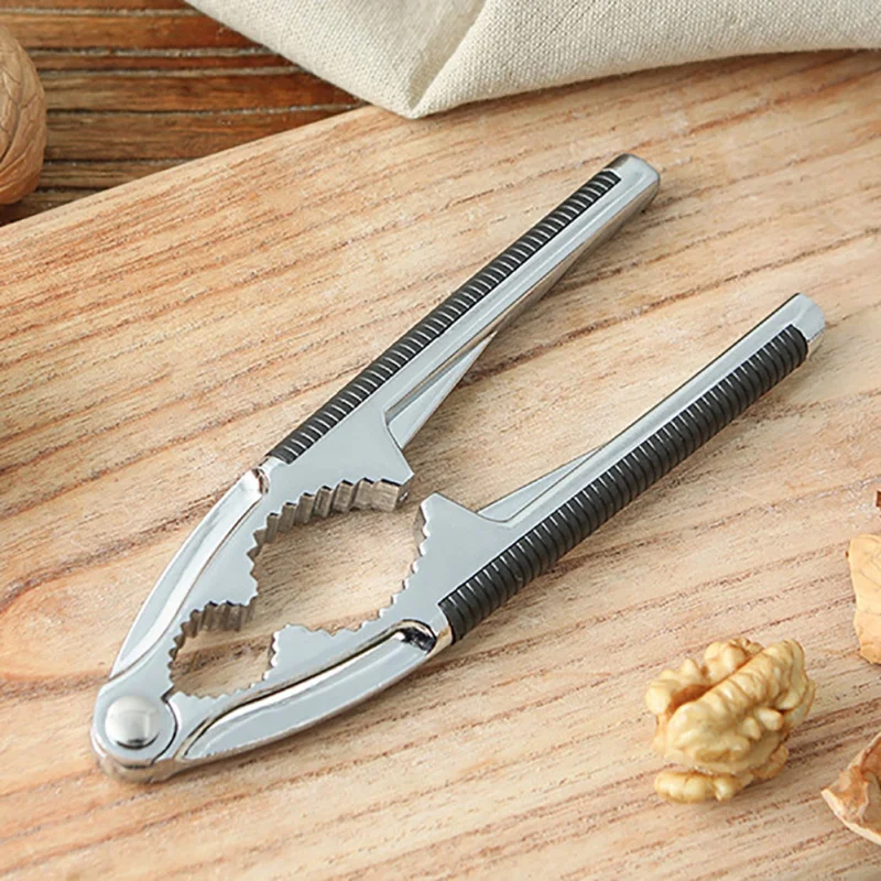 Nut Portable Cracker Kitchen ToolsWalnut Opener Pliers Nutcracker Alloy Shelling Tool Kitchen Accessories