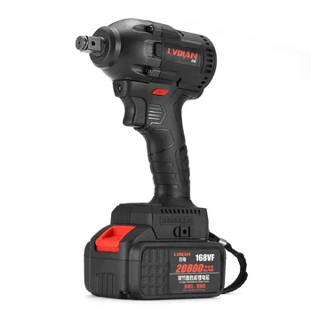 

21V Brushless Electric Wrench Cordless Impact Power Wrench Rechargeable Lithium-Ion Battery 520Nm Torque 3400 rpm