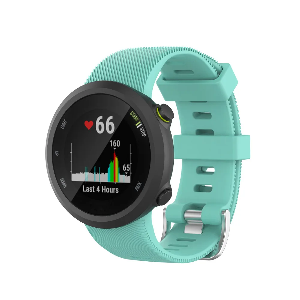 Силиконовый браслет для Garmin Forerunner 45 S, спортивный сменный ремешок для часов Garmin Forerunner 45, умный ремешок для часов