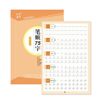 

Student Chinese Character Copybook 3D Groove Reused Practice Newborn Learning Chinese Educational Beginners Handwriting Copybook