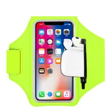 Спортивный чехол для телефона для бега на руку для iPhone 11 Pro Max X XR 6 7 8 Plus samsung Note 10 S10 S9 P30 спортивные нарукавники для Airpods