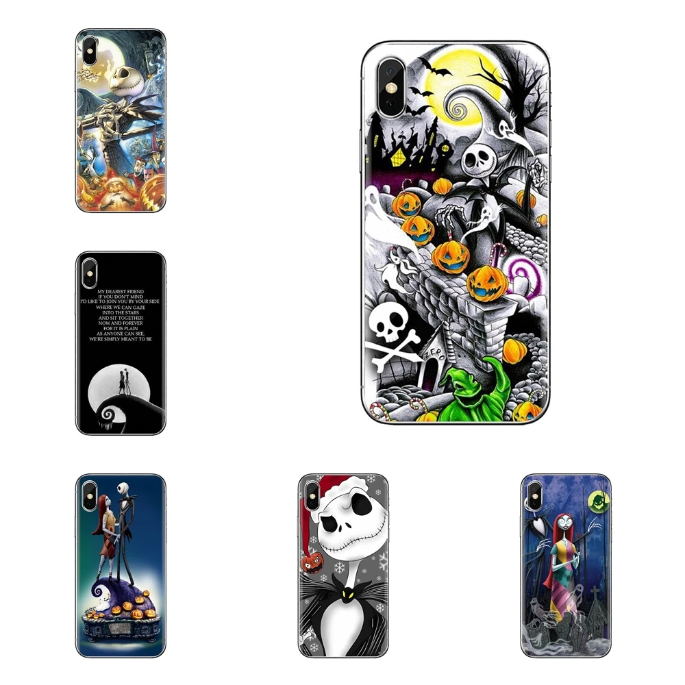 Кошмар перед Рождеством Джек Салли для LG Spirit Motorola Moto X4 E4 E5 G5 G5S G6 Z Z2 Z3 G2 G3 C Play Plus мини