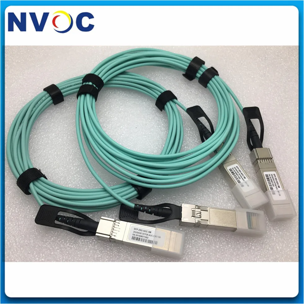 Бесплатная доставка 25G SFP28 к AOC волоконный кабель 1 м 3 5 10 20 30 SFP модуль OM3 активный