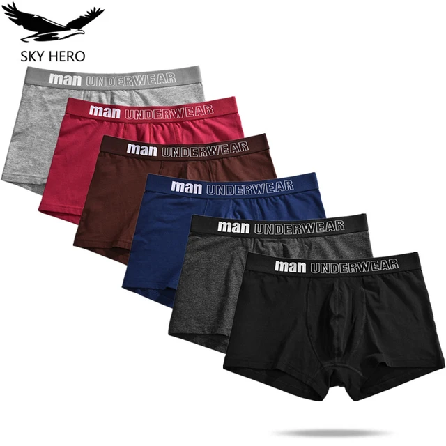 Man Underwear Sexy Boxers Cotton Soft Men's Panties Fashion Print Boxer  Shorts Male Underpants U Bulge Pouch Mens Trunks Cueca - AliExpress