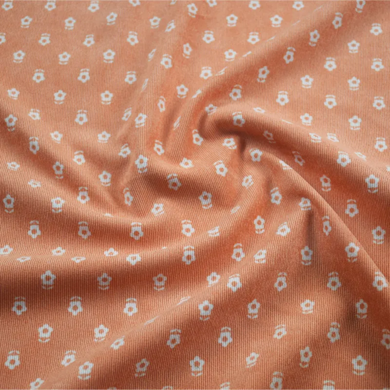 Half Meter Autumn Winter New Design Little Flower Print Cotton Corduroy Fabric For Shirt Coat Face Shoe Surface T1498 Half Meter Autumn Winter New Design Little Flower Print Cotton Corduroy Fabric For Shirt Coat Face Shoe Surface T1498