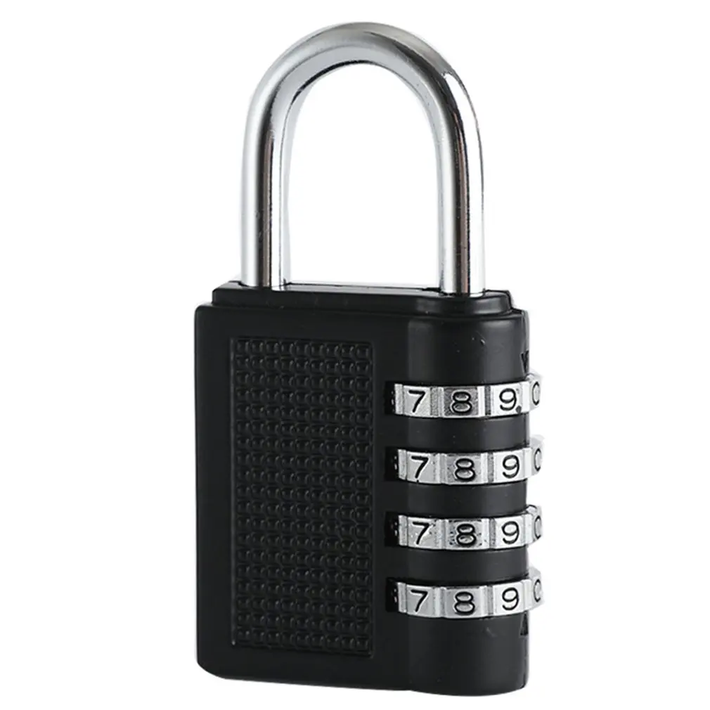 

Combination Lock Home Security Padlock Weather Proof Padlock With 4-Digit Smooth Dial For School, Gym, Outdoor Shed Locker