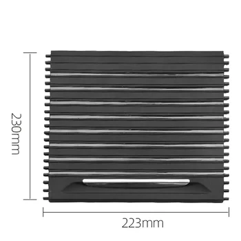 

Sliding Cup Holder Cover Roller For BMW X5F15 X6F16 Black Replacement Cradle