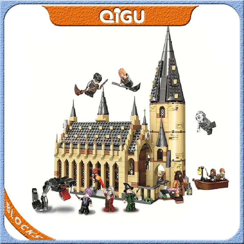 

Harri Movie Magic School Carriage Voldemort Clock Tower Building Block Toys Compatible Legoinglys 75945 75946 75957 75958 75965