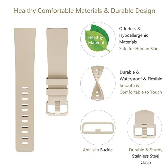 Replacement Band For Original Fitbit Versa/Versa Soft Silicone