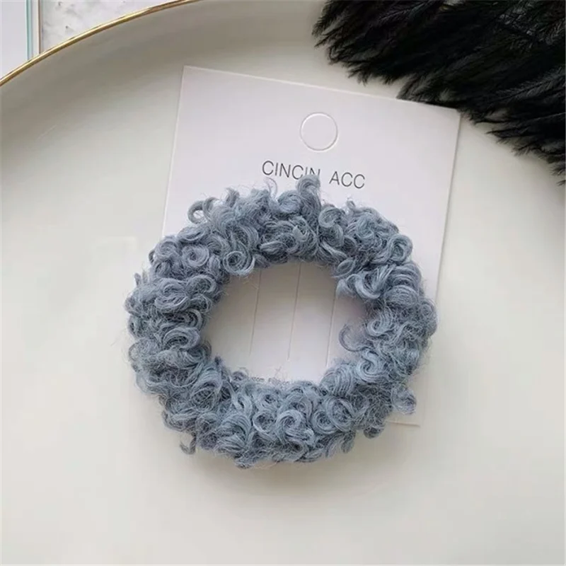 Blue Lambswool Мисм 1 шт./компл. красочные пальто из овечьей шерсти для детей; Bobby зажимы для Для женщин/девочек Заколки для волос с геометрическим рисунком заколки резинки для волос ободок для волос аксессуары - Цвет: Blue Lambswool
