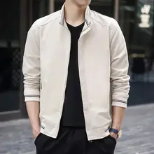 Куртка мужская зимняя теплая Повседневная модная однотонная куртка на молнии топы Спортивные пальто осенние мужские