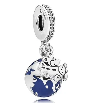 

Genuine 925 Sterling Silver Disey Parks Happily Ever After Fireworks Charm Fit Pandora Women Bracelet & Necklace Diy Jewelry
