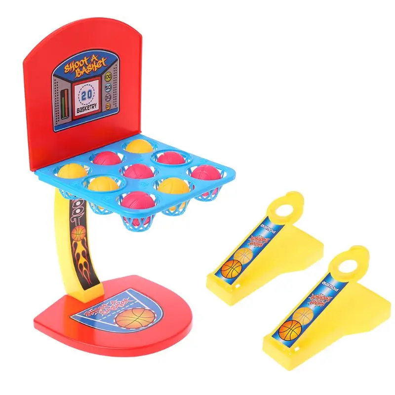 

Mini Table Toys Desktop Shooting Basketball Hoop Parent-child Interactive Game Gift For Children Kids E65D